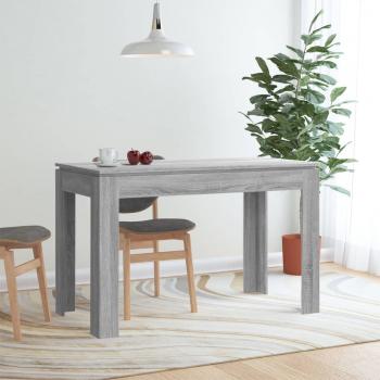 ARDEBO.de - Esstisch Grau Sonoma 120x60x76 cm Holzwerkstoff