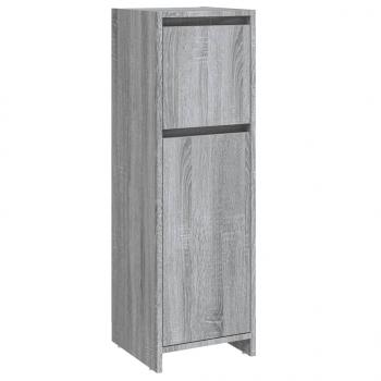 Badschrank Grau Sonoma 30x30x95 cm Holzwerkstoff