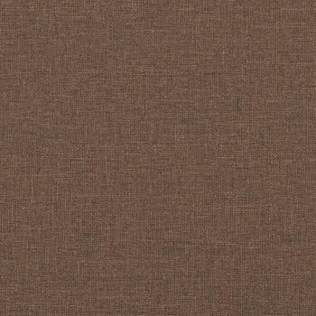 Sessel mit Hocker Braun 60 cm Stoff