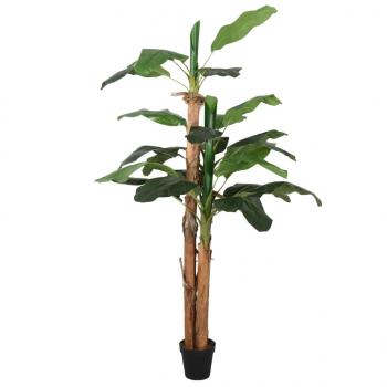 ARDEBO.de - Bananenbaum Künstlich 9 Blätter 120 cm Grün