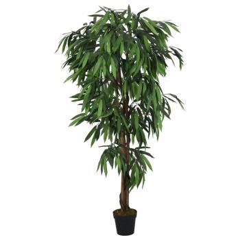 ARDEBO.de - Mangobaum Künstlich 900 Blätter 180 cm Grün