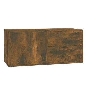 TV-Schrank Räuchereiche 80x34x36 cm Holzwerkstoff