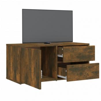 TV-Schrank Räuchereiche 80x34x36 cm Holzwerkstoff