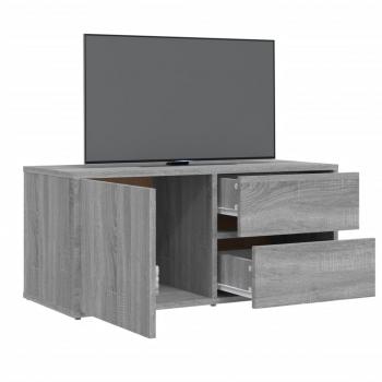 TV-Schrank Grau Sonoma 80x34x36 cm Holzwerkstoff