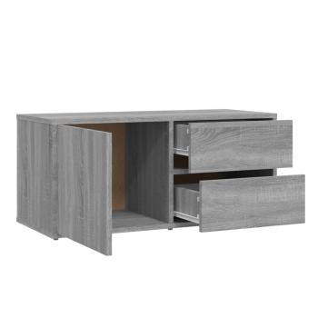 TV-Schrank Grau Sonoma 80x34x36 cm Holzwerkstoff