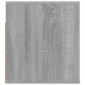 Wand-Nachttische 2 Stk. Grau Sonoma 50x36x40 cm