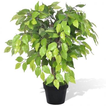 ARDEBO.de - Künstlicher Zwerg-Ficus mit Topf 60 cm