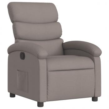 Relaxsessel Taupe Stoff