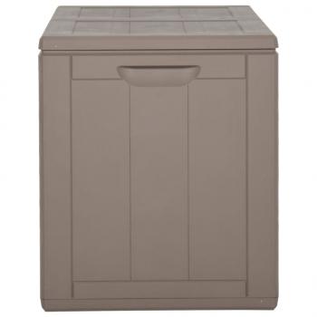 Garten-Aufbewahrungsbox 180 L Braun PP Rattan