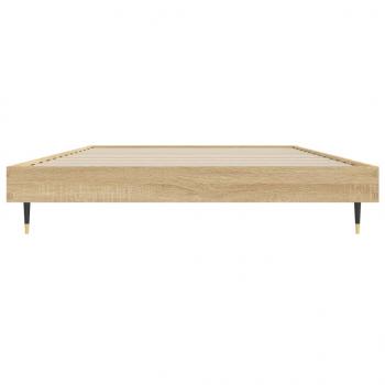 Bettgestell Sonoma-Eiche 90x190 cm Holzwerkstoff