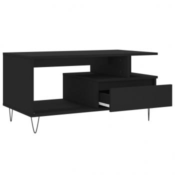 Couchtisch Schwarz 90x49x45 cm Holzwerkstoff