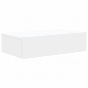 TV-Schrank mit LED-Leuchten Weiß 60x35x15,5 cm