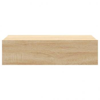 TV-Schrank mit LED-Leuchten Sonoma-Eiche 60x35x15,5 cm