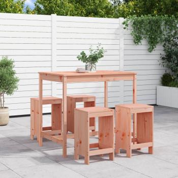 ARDEBO.de - 5-tlg. Gartenbar-Set Massivholz Douglasie