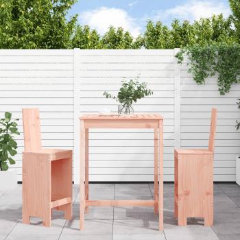 ARDEBO.de - 3-tlg. Gartenbar-Set Massivholz Douglasie