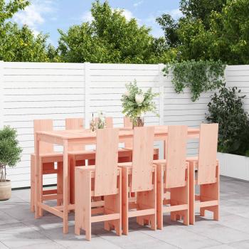 ARDEBO.de - 9-tlg. Gartenbar-Set Massivholz Douglasie