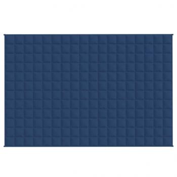 Gewichtsdecke Blau 120x180 cm 9 kg Stoff