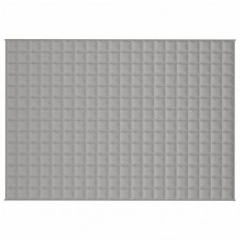 Gewichtsdecke Grau 140x200 cm 6 kg Stoff