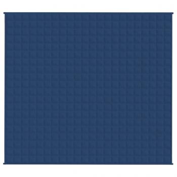 Gewichtsdecke Blau 200x230 cm 9 kg Stoff