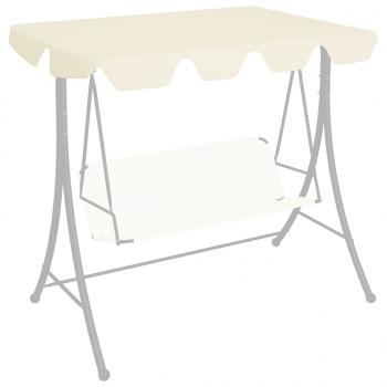 ARDEBO.de - Ersatzdach für Hollywoodschaukel Creme 188/168x145/110 cm