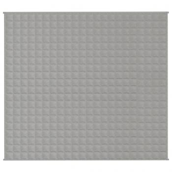 Gewichtsdecke Grau 200x230 cm 9 kg Stoff