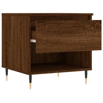 Couchtisch Braun Eichen-Optik 50x46x50 cm Holzwerkstoff