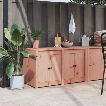 ARDEBO.de - Outdoor-Küchenschrank 106x55x64 cm Massivholz Douglasie