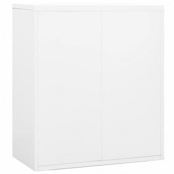 Aktenschrank Weiß 90x46x103 cm Stahl