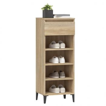 Schuhregal Sonoma-Eiche 40x36x105 cm Holzwerkstoff