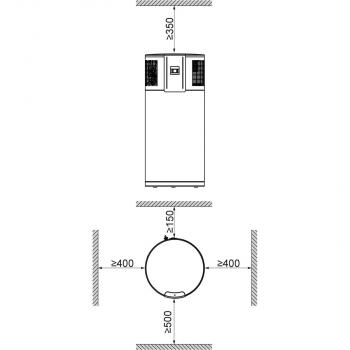 STIEBEL ELTRON WWK 300 electronic Warmwasser-Wärmepumpe, EEK: A+, 395l, 1166kWh/Jahr (231210)