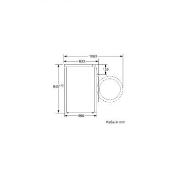 Siemens WM14N225 iQ300, 8kg Frontlader Waschmaschine, 60cm breit, 1400 U/min, waterPerfect Plus, iQdrive, Kindersichersicherung, weiß