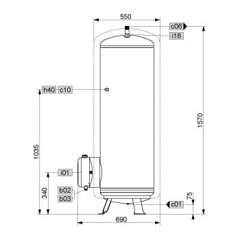 STIEBEL ELTRON HSTP 200 Standspeicher, EEK: C, 200 Liter, stufenlos (71264)