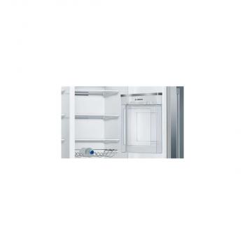 Bosch KAG93AIEP Amerikanischer Side-by-Side, 91 cm breit, 560L, NoFrost, SuperKühlen, Crushed Eis, Eiswürfel, Wasser, Edelstahl mit Antifingerprint