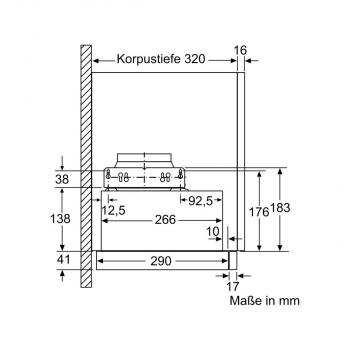 Siemens LI94LB530 EEK:A iQ300 Flachschirmhaube, 90 cm, 412 m³/h, LED, iQdrive, silbermetallic