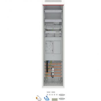 STRIEBEL & JOHN BA17CA Zählerschrank, Baureihe ComfortLine A, 7-reihig, verkehrsweiß (2CPX054236R9999)