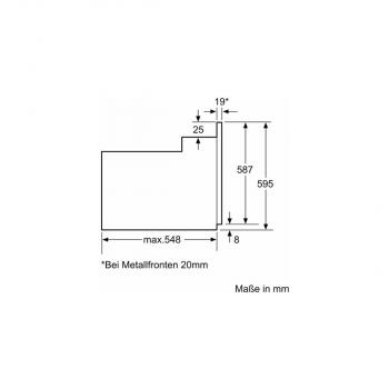 Siemens EQ110KA2WE Einbau Herdset mit Glaskeramikkochfeld (HE010FBV1+ EA64RGNA1E), 60cm breit, 66L, 3D Heißluft Plus, Schnellaufheizung, Bräterzone, Weiß