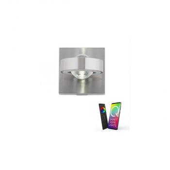 ARDEBO.de Paul Neuhaus Q-MIA, LED Wandleuchte, alufarbig, Smart Home, 15W, 1100lm (9185-55)