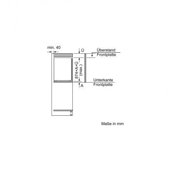 Siemens GI21VAFE0 iQ500 Einbau Gefrierschrank, Nischenhöhe: 88 cm, 97 L, Flachscharnier, lowFrost, freshSense