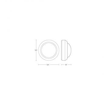 Steinel IS 2360-3 ECO Infrarot-Bewegungsmelder, 360°, IP54, schwarz (081706)