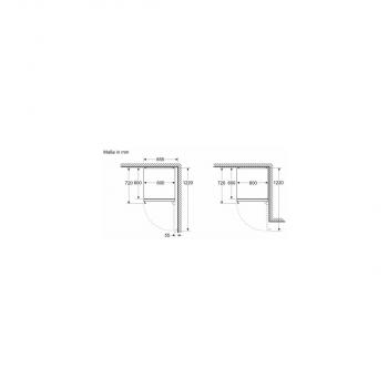 Siemens KG39NAIAT iQ500 Stand Kühl- Gefrierkombination, 60cm breit, 309L, NoFrost, freezerLight, hyperFresh, bottleCooler, antiFingerprint, Edelstahl