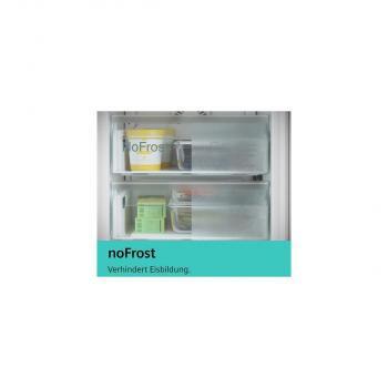 Siemens KG39NAIAT iQ500 Stand Kühl- Gefrierkombination, 60cm breit, 309L, NoFrost, freezerLight, hyperFresh, bottleCooler, antiFingerprint, Edelstahl