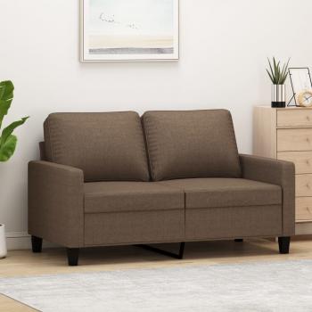 ARDEBO.de - 2-Sitzer-Sofa Braun 120 cm Stoff