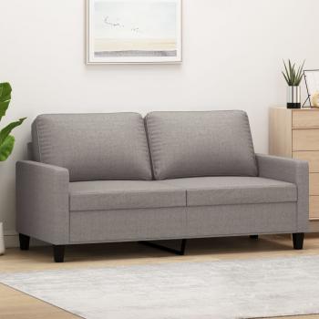 ARDEBO.de - 2-Sitzer-Sofa Taupe 140 cm Stoff