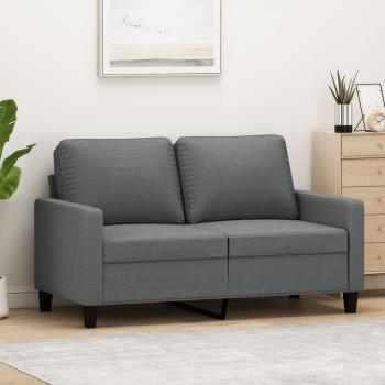 ARDEBO.de - 2-Sitzer-Sofa Dunkelgrau 120 cm Stoff