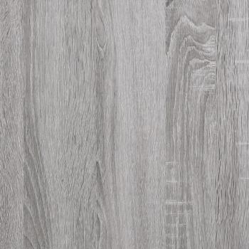 Wandregale 2 Stk. Grau Sonoma 60x25x25,5 cm Holzwerkstoff