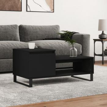 ARDEBO.de - Couchtisch Schwarz 100x50x45 cm Holzwerkstoff