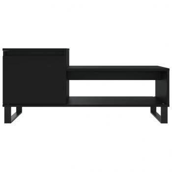 Couchtisch Schwarz 100x50x45 cm Holzwerkstoff