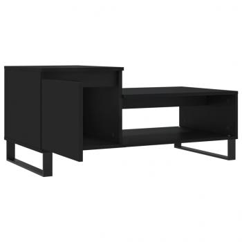 Couchtisch Schwarz 100x50x45 cm Holzwerkstoff