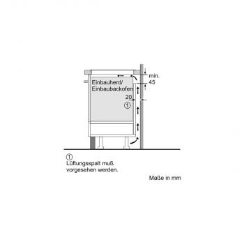 Bosch HND616LS62 EEK: A Einbauherd-Set mit Induktionskochfeld (HEA517BS1+NVS645CB6E), 60cm breit, Flex Induction, AutoPilot, Kindersicherung, 71L, edelstahl