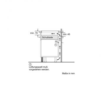 Siemens EH801HFB1E IQ300 Autarkes Induktionskochfeld, Glaskeramik, 80 cm breit, 17 Leistungsstufen, Quick start, flächenbündig, schwarz